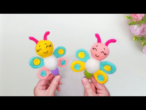 Видео: 🌸Как вязать красивую БАБОЧКУ крючком амигуруми 🌸