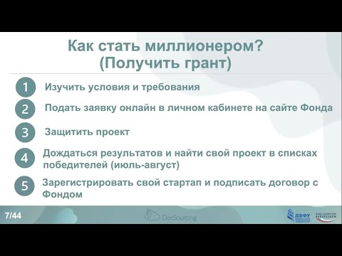 Видео: Конкурс "Студенческий стартап" ФСИ: как заполнить заявку?