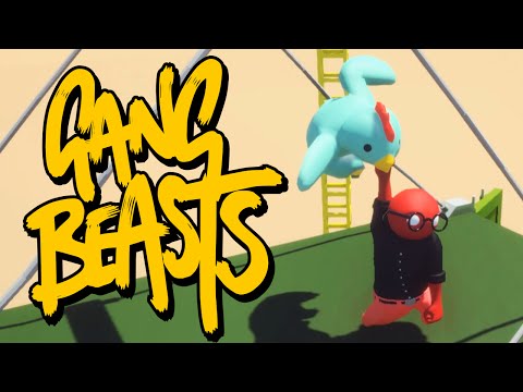 Видео: Gang Beasts - САМЫЙ СМЕШНОЙ! (Брейн и Даша)