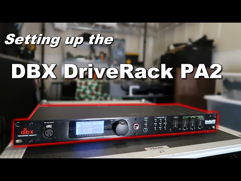 Видео: Настройка DBX DriveRack Pa2 | Настройка активной акустики | Инструмент для обработки звука для мо...