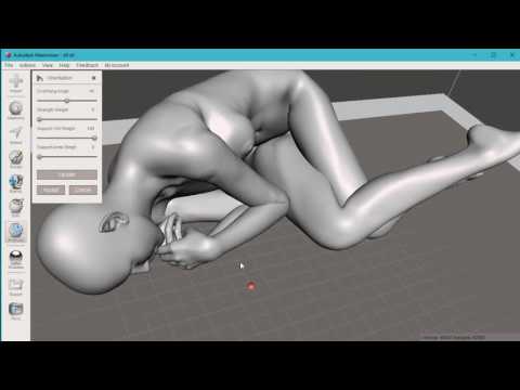 Видео: MeshMixer Урок 2 - Подготовка фигуры к печати на 3D принтере