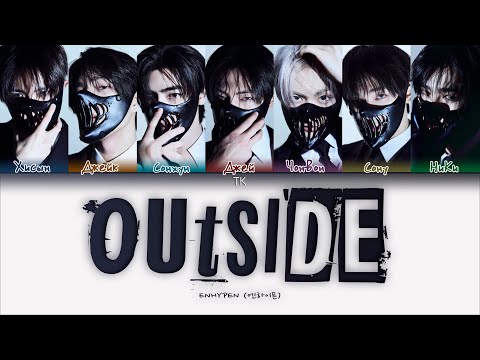 Видео: ENHYPEN Outside [ПЕРЕВОД НА РУССКИЙ/КИРИЛЛИЗАЦИЯ Color Coded Lyrics]