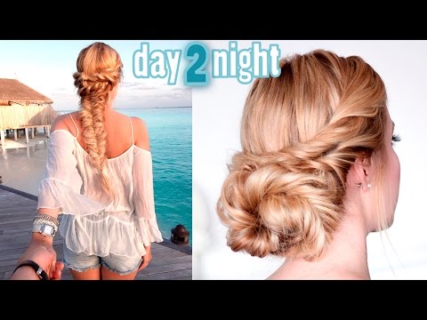 Видео: Причёски с плетением: из дневной в вечернюю ★ Быстро и легко, самой себе, для средних/длинных волос