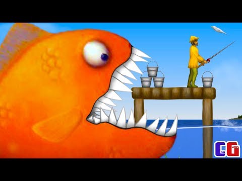 Видео: Tasty Blue #2 ЗУБАСТИК съедает РЫБАКА Веселый игровой мультфильм для детей про РЫБКУ ОБЖОРУ