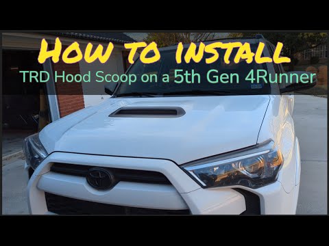 Видео: 5-е поколение 4Runner | Замена воздухозаборника на воздухозаборник TRD PRO | Простые модификации |