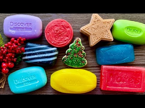 Видео: ASMR Soap cutting🎄☃️| Soap Carving|Резка мыла  | ASMR