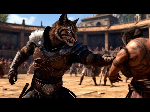 Видео: Полосатый гладиатор | Oblivion Remastered (8)