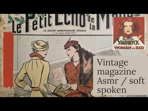 Видео: Листаем журнал мод 1935 года, тихий голос, Асмр. Vintage magazine 1935, soft spoken,  ASMR
