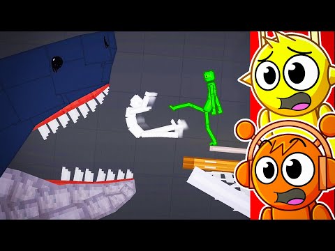 Видео: Реакция на драку людей с МЕГ на People Playground!