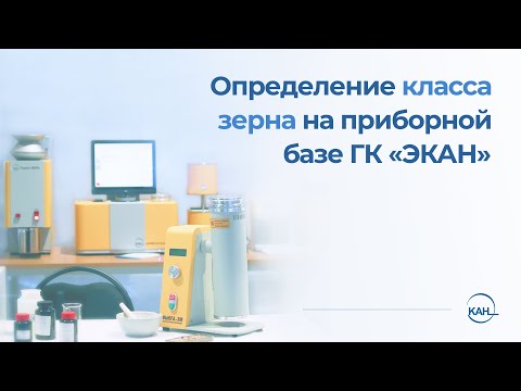 Видео: Определение класса зерна на оборудовании компании ЭКАН. ГОСТ 9353-2016 Пшеница. Технические условия