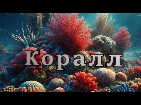 Видео: Коралл. Кратко про происхождение. Виды - Красный Черный Ископаемый. Coral Red Black Fossil. #кораллы