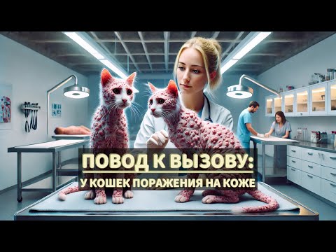 Видео: Повод к вызову: у кошек поражения на коже