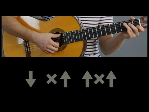 Видео: БОЙ ШЕСТЕРКА С ГЛУШЕНИЕМ. Как играть на гитаре бой