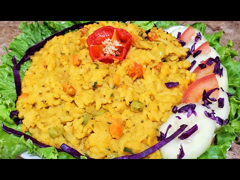 Видео: Кичри ** Приготовление дала ** Колотый горох пелау **