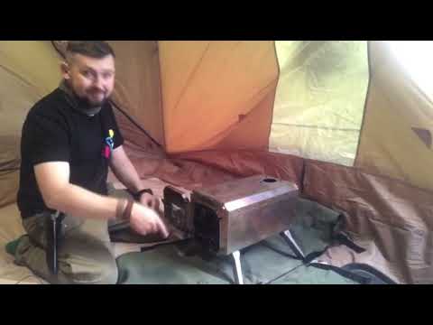 Видео: Печь для палатки KleverCamping Краткий обзор