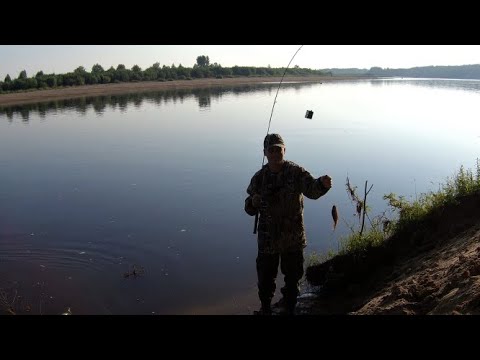 Видео: Ловля рыбы на малька на Вятке. Сомик и стерлядка.