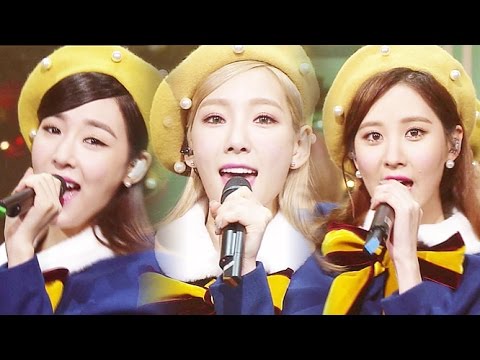 Видео: "UNIT" Girl's Generation TTS - Дорогой Санта @ популярная песня Inkigayo 20151206