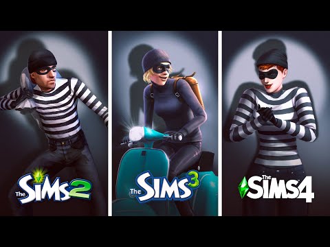 Видео: Грабители (Воры) в The Sims / Сравнение
