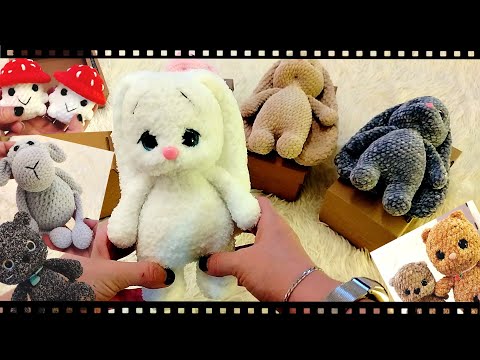 Видео: Разбор готовых игрушек с 2024 года: ЧАСТЬ #2. Вязаные игрушки ручной работы