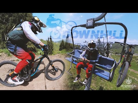 Видео: Даунхилл часть 1/2: Ой-Карагай /// Downhill Part 1/2: Oi-Qaragai