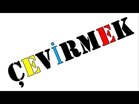 Видео: Турецкий язык. Значение глагола Çevirmek