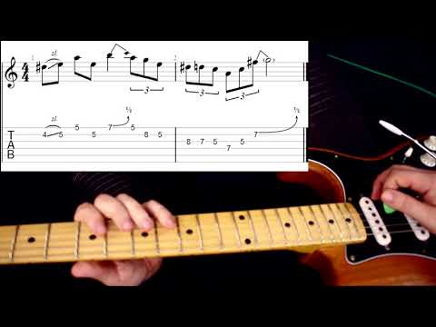 Видео: Вкусный заходной lick в стиле Классик Рок. Разбор.