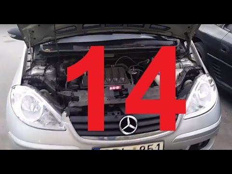 Видео: Снятие и установка двигателя Mersedes A класса w169 2.0 CDI (14)
