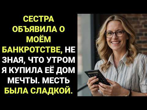 Видео: Сестра объявила о моём банкротстве, но тайком я купила дом её мечты