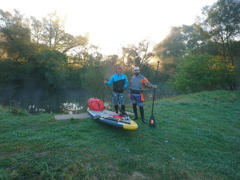 Видео: 100 км на SUP по Осетру день 1