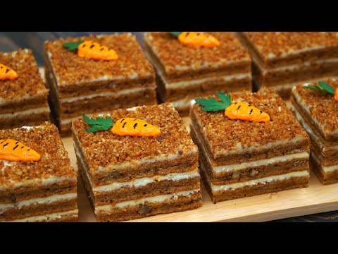 Видео: Потрясающий!!! Нежный Осенний Торт Пирожное "ЛЮБОВЬ - МОРКОВЬ" | Кулинарим с Таней