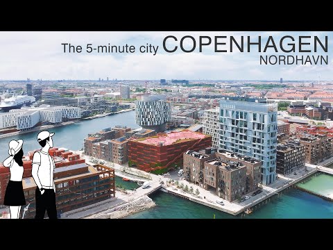 Видео: 4K Копенгаген 🇩🇰 : Нордхавн – 5-минутный город