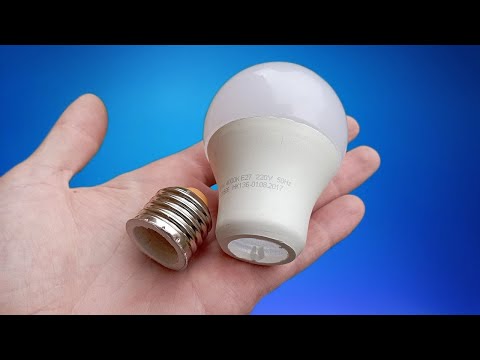 Видео: УЗНАВ ЭТОТ СЕКРЕТ ты больше никогда не выбросишь нерабочую СВЕТОДИОДНУЮ ЛАМПОЧКУ!