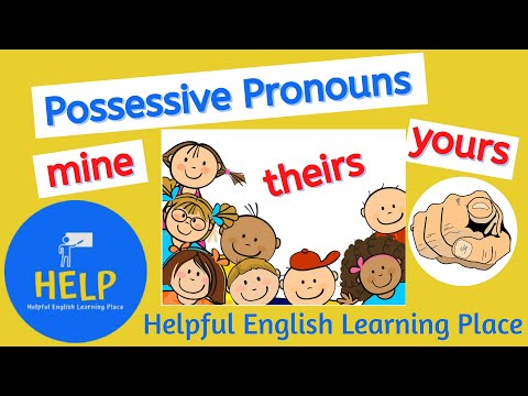 Видео: Притяжательные местоимения и местоимения-подлежащие — грамматика английского как иностранного языка