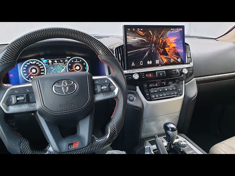 Видео: Монитор в стиле Lexus 13,3" для Toyota Land Cruiser 200