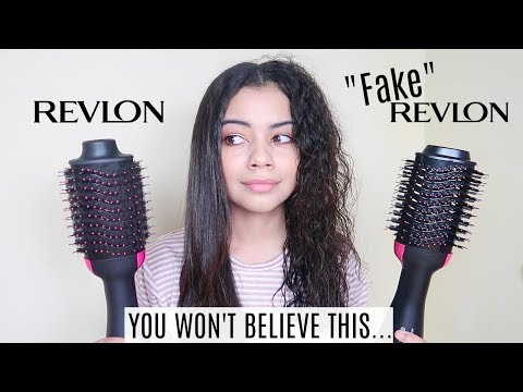 Видео: Поддельные и настоящие фены и средства для придания объема REVLON ONE STEP для вьющихся волос