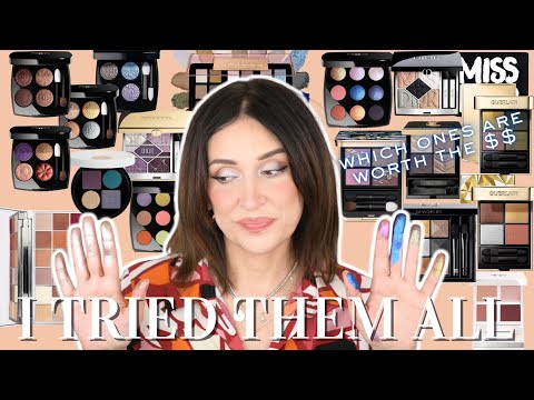 Видео: Я перепробовала все осенние/праздничные палетки теней для век класса люкс и составила их рейтинг....