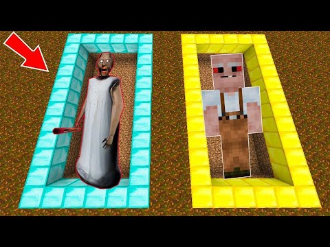 Видео: НАШЕЛ ОГРОМНЫЕ МОГИЛЫ СЕМЬИ ГРЕННИ В МАЙНКРАФТ ТРОЛЛИНГ ЛОВУШКА МОНСТРЫ SCP