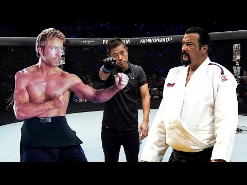 Видео: Стивен Сигал против Чака Норриса | Мастер айкидо против мастера карате, кто победит?