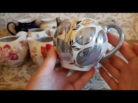 Видео: Моя коллекция молочников. ЛФЗ.