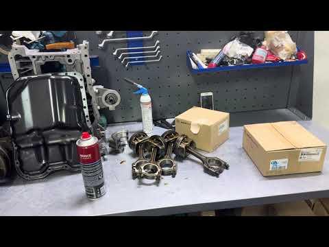 Видео: Киа Спортейдж 4 2.4 G4KJ большой износ всего мотора!чуть не провернуло вкладыши!гильзовка блока