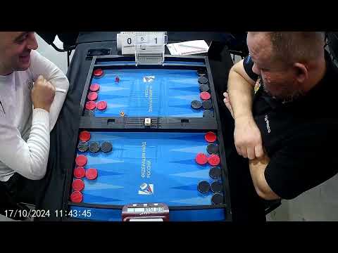 Видео: Длинные нарды. Чемпионат России. Генри Гаспарян - Андрей Разумов