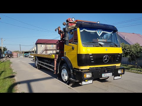 Видео: Обзорчик эвакуатор манипулятор Мерседес 1722