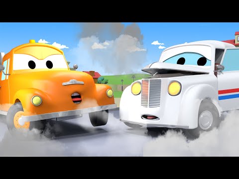 Видео: Том Аварийката - Пешо Пощаджията - Града на Колите 🚗 Анимационно филмче за деца