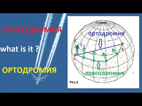 Видео: Локсодромия и ортодромия-что это?