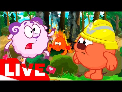 Видео: 🔴 ПРЯМОЙ ЭФИР! LIVE Смешарики 2D. Летние каникулы со смешариками! Мультики для детей