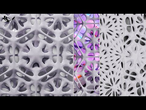 Видео: Как создать бесконечные волнистые узоры в Grasshopper