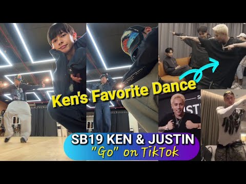 Видео: SB19 КЕН И ДЖАСТИН ТАНЦУЮТ ПОД "GO" ОТ CORTIS