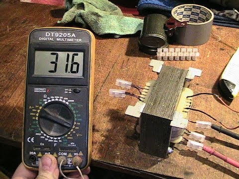 Видео: перемотка трансформатора