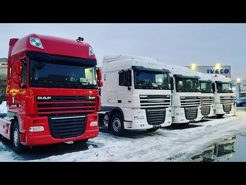 Видео: Новый Кормилец))Забираю новый DAF 105