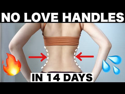 Видео: Love Handle Workout | 8 мин. Пресс и косые мышцы живота, сжигание пресса стоя